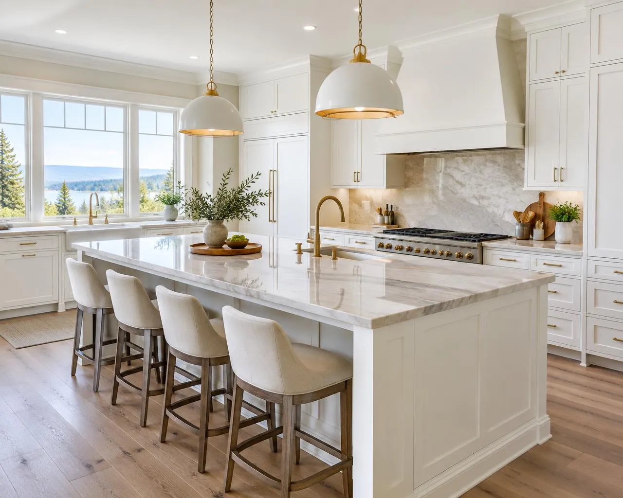 Finished kitchen remodel in a custom home